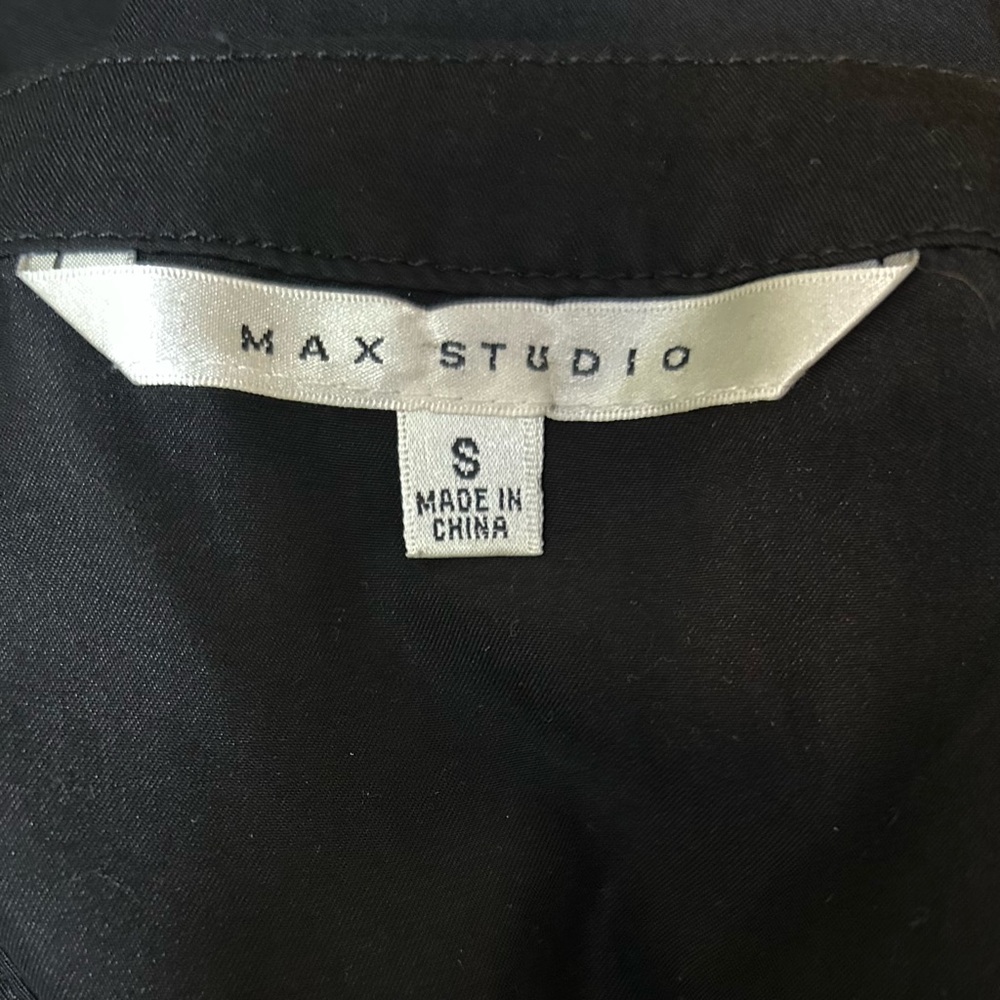 Max Studio Black Shirt Dress - Picture 6 of 9